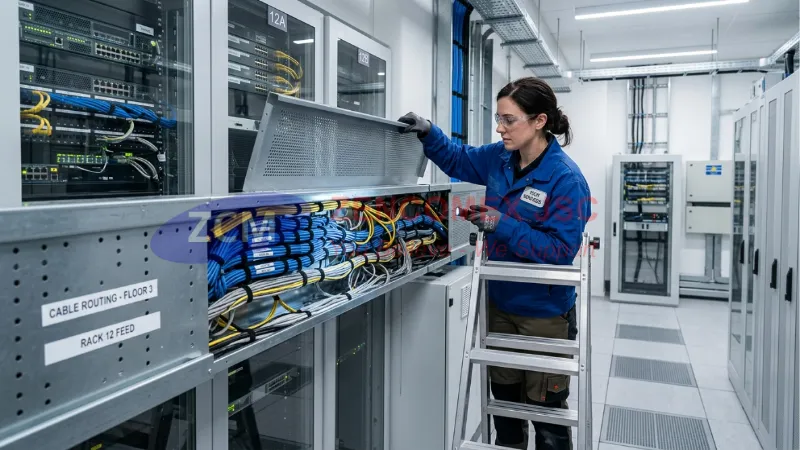 Máng cáp kín bảo vệ cáp tín hiệu, cáp mạng và cáp điều khiển trong công trình M&E