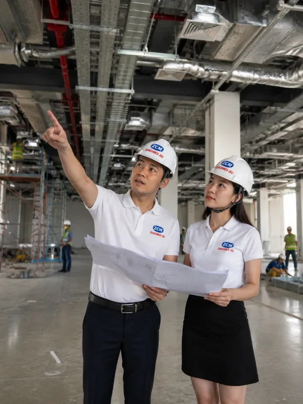 Giới Thiệu Tổng Quan Về Thương Hiệu Zencomex ZCM Và Tầm Nhìn Phát Triển 13 Nhân viên zencomex khảo sát công trình