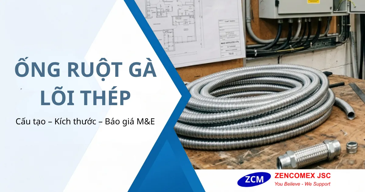 ỐNG RUỘT GÀ LÕI THÉP
