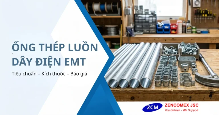 Ống Thép Luồn Dây Điện EMT: Tiêu Chuẩn, Kích Thước & Báo Giá