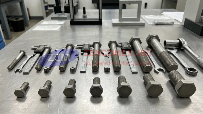 Bảng kích thước bu lông M6 đến M20 gồm đường kính ren, bước ren, chiều cao đầu và cỡ cờ lê_4