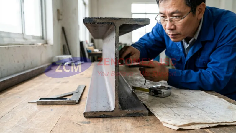 Cấu tạo thép hình I gồm bụng dầm cao và hai cánh hẹp đối xứng_8