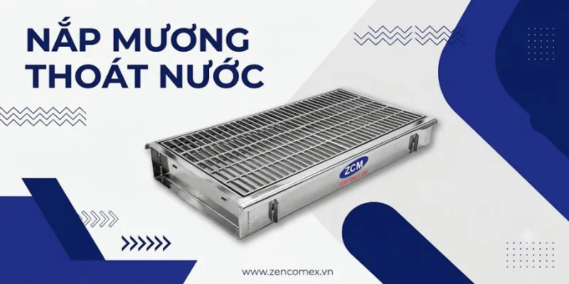 Nắp Mương Thoát Nước Grating Thép Mạ Kẽm Tiêu Chuẩn BS EN 124 3 nắp mương thoát nước