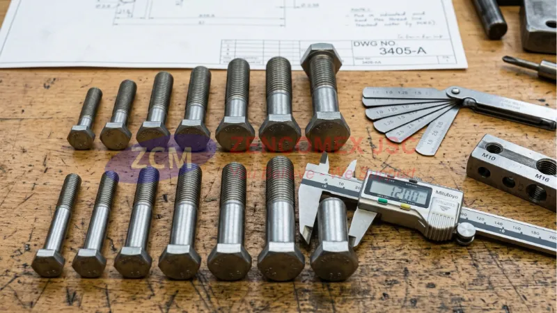 Phân biệt bu lông ren suốt, ren lửng và ý nghĩa ký hiệu đường kính ren hệ mét M6–M20_2