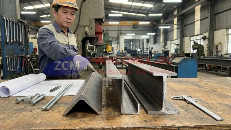 So sánh thép hình V với thép hình Z và thép hình T theo ứng dụng kết cấu và cơ điện_1