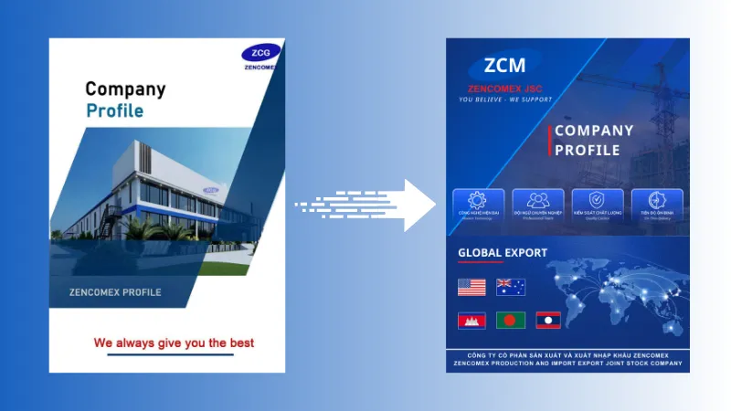 Chuyển Đổi Pháp Nhân Công Ty Từ Zenco Sang Zencomex: Khẳng Định Vị Thế Trong Ngành Vật Tư Cơ Điện M&E 6 Thay đổi hồ sơ năng lực cũ zenco sang hồ sơ năng lực mới zencomex ZCM