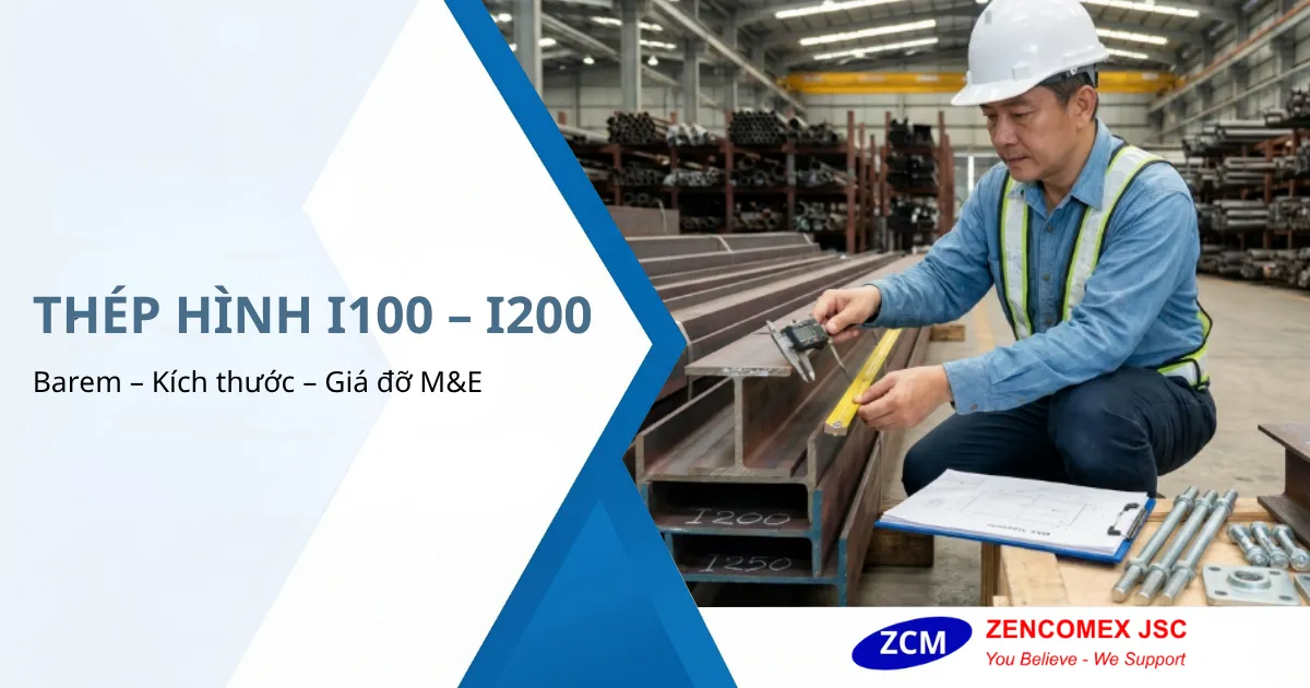 Thép hình I100 I150 I200 dùng làm dầm chịu uốn và giá đỡ cơ điện hạng nặng_6