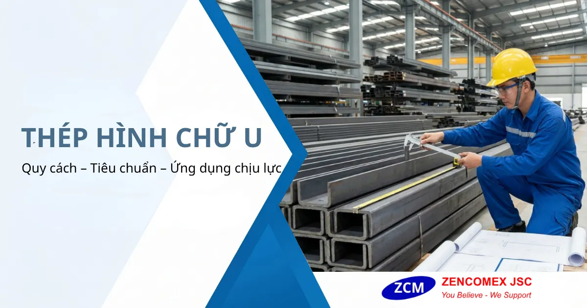 Thép hình chữ U dùng làm dầm phụ, khung chịu lực và giá đỡ cơ điện trong công nghiệp_2