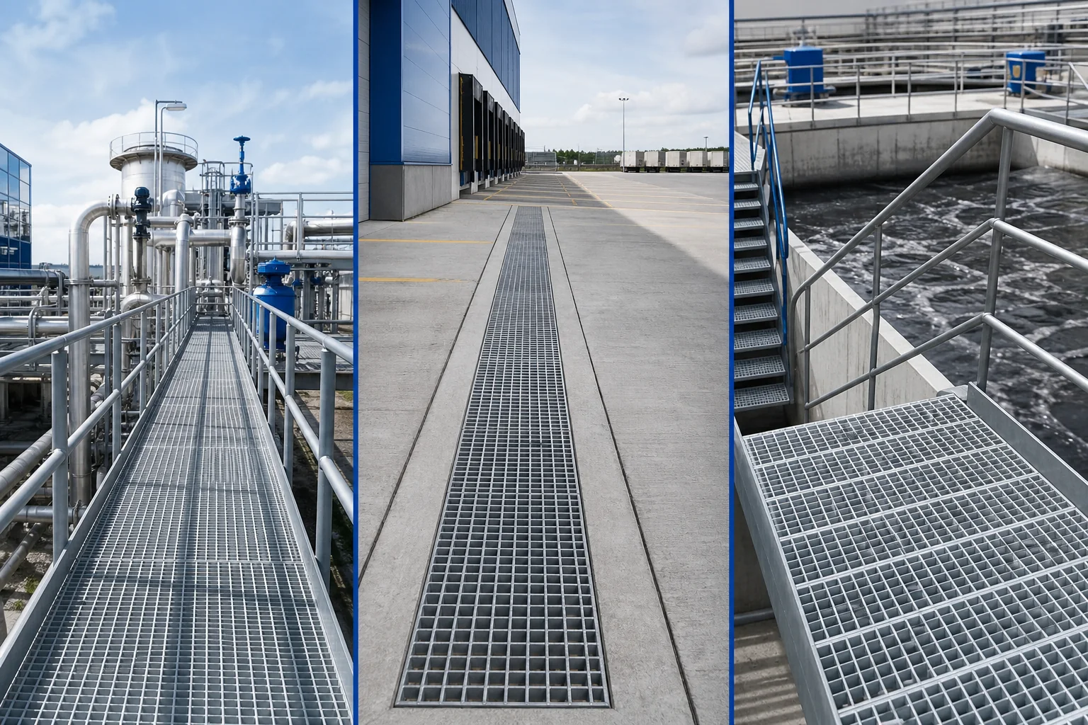 Ứng dụng tấm sàn grating tại nhà máy và công trình công nghiệp