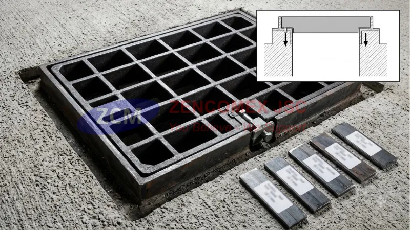 Cấu tạo nắp mương Heavy Duty với Bearing Bar lớn, khung V gia cường và chiều dài gối tựa đúng kỹ thuật_6