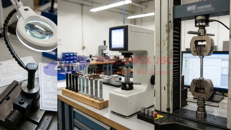 Kiểm tra cấp bền bu lông bằng dấu dập, CO_CQ, thử kéo và đo độ cứng thay vì dựa vào màu sắc_12