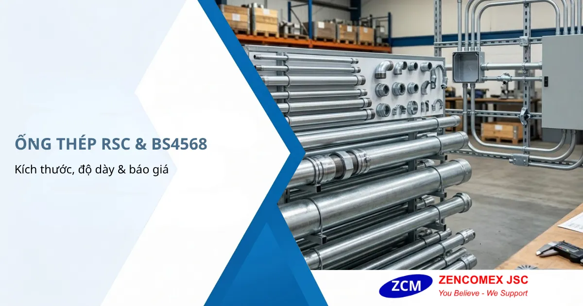 Ống thép luồn dây điện RSC và BS4568 thành dày dùng cho hệ thống điện công nghiệp và ngoài trời_4
