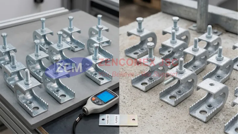 So sánh kẹp xà gồ mạ kẽm điện phân và mạ kẽm nhúng nóng theo môi trường sử dụng_10